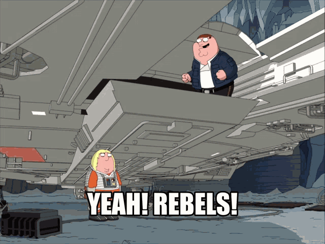 Family Guy Yeah Rebels Star Wars GIF - Family Guy Yeah Rebels Star Wars GIFs