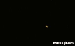 a gif of a yellow cartoon character with the words make a gif.com at the bottom