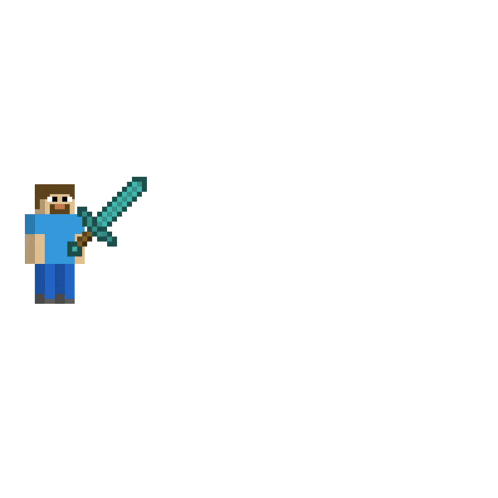 a pixel art of a group of zombies standing in a line