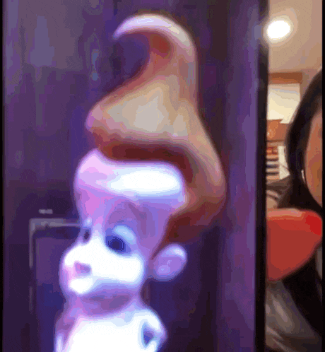 a picture of a cartoon character with a very long hair