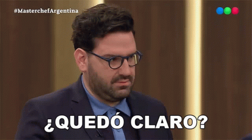 Quedóclaro Damián Betular GIF - Quedóclaro Damián Betular Masterchef Argentina GIFs