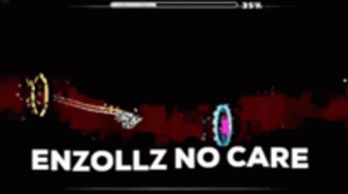 Enzollz No Care GIF - Enzollz No Care Geometry Dash GIFs