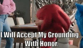 Knuckles Tv Show I Will Accept My Grounding With Honor GIF