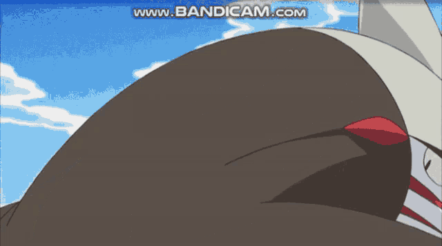 a close up of a cartoon character with the words www.bandicam.com on the bottom