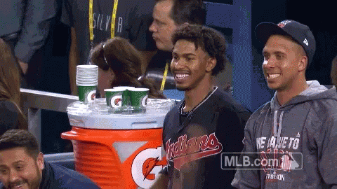 Lindor Point GIF - Lindor Point Indians GIFs