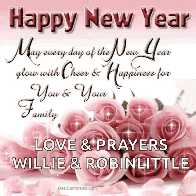 Happy New Year Family Love And Prayer GIF - Happy New Year Family Love And Prayer Family GIFs