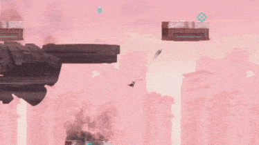 a video game shows a helicopter flying over a city with buildings in the background