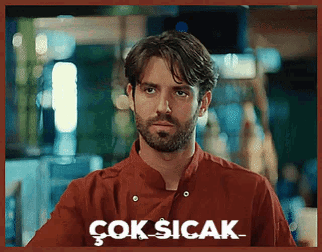 Hot Cok Sicak GIF - Hot Cok Sicak Wipe Brow GIFs