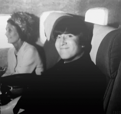 John Lennon Closed Eyes GIF - John Lennon Closed Eyes Smile GIFs