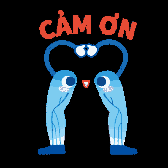 a cartoon character with the word cam on written in red