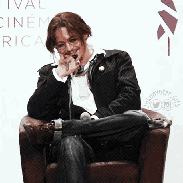 Deauville2021 Johnny Depp GIF - Deauville2021 Johnny Depp Smile GIFs