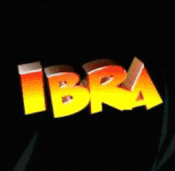 the word libra is on a black background with blue lines