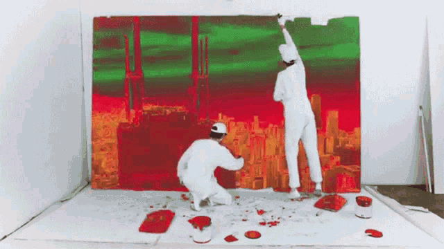 Painting Louise The Child GIF - Painting Louise The Child Lollapalooza GIFs