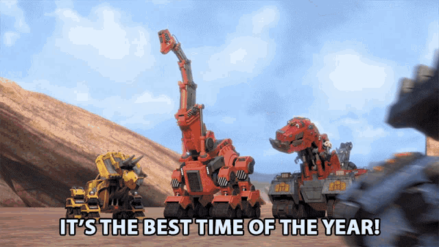 Its The Best Time Of The Year Ton Ton GIF - Its The Best Time Of The Year Ton Ton Dinotrux GIFs