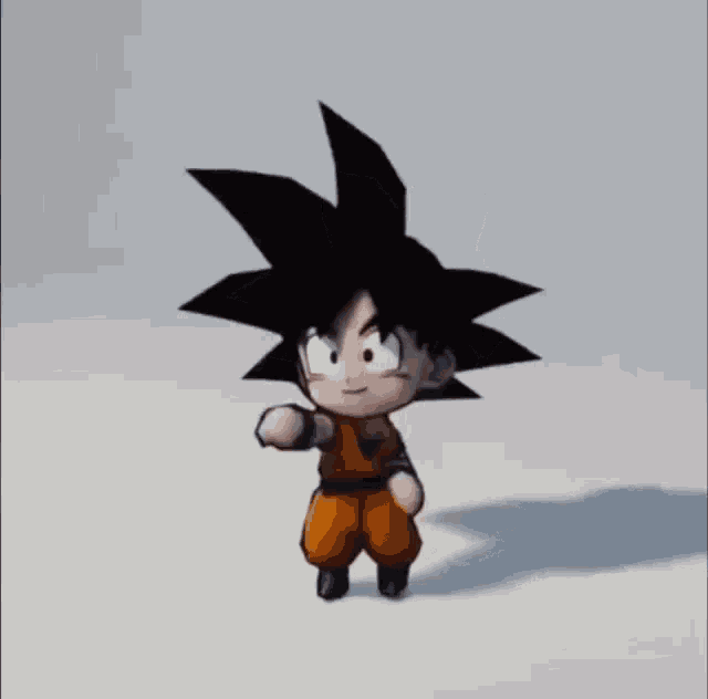 Goku Chibi GIF - Goku Chibi Dance GIFs