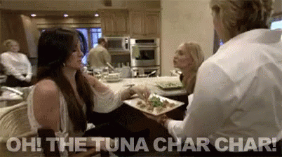 Oh! The Tuna Char Char! GIF - Tuna Tunacharchar Tunatartar GIFs