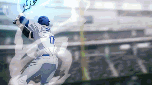 a baseball player with the number 11 on his jersey is swinging a bat