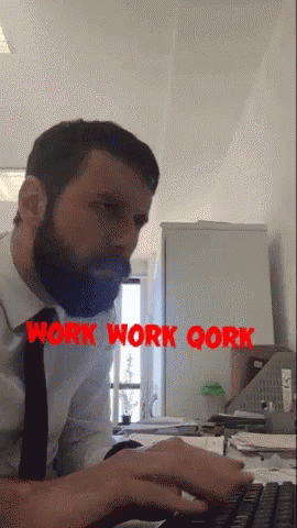 Work Life GIF - Work Life Faking It GIFs