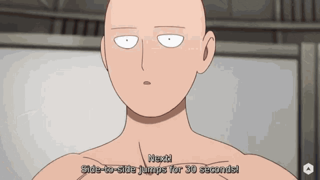 Saitama One Punch Man GIF - Saitama One Punch Man Side To Side GIFs