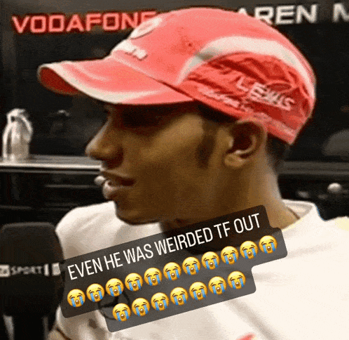 Lewis Hamilton Even He Was Weirded Tf Out GIF - Lewis Hamilton Even He Was Weirded Tf Out GIFs