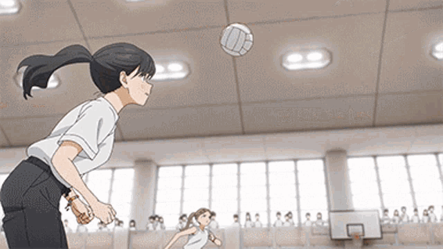Akebi Chan Komichi GIF - Akebi Chan Komichi Volleyball GIFs