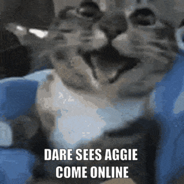 Dare Aggie GIF - Dare Aggie Dare Sees Aggie GIFs