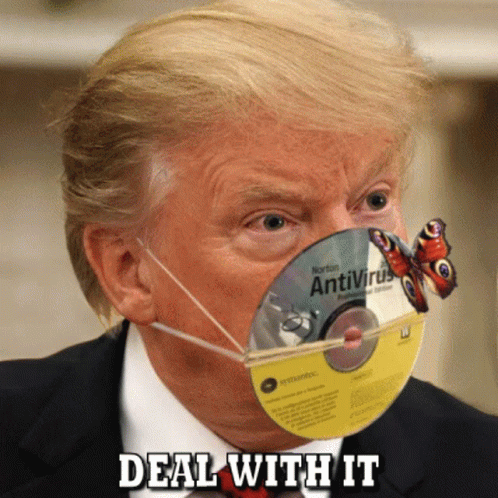 Dealwithitmask Anti Virus GIF - Dealwithitmask Anti Virus Donald Trump GIFs