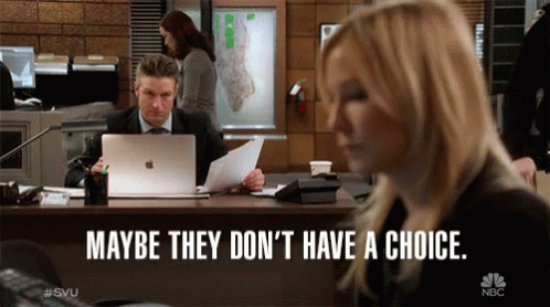 Maybe They Dont Have A Choice No Choice GIF - Maybe They Dont Have A Choice No Choice Talking GIFs