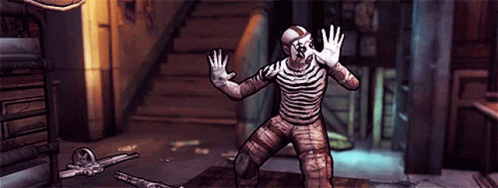 Borderlands Pantomime GIF - Borderlands Pantomime Invisible Wall GIFs