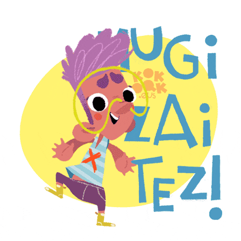 a cartoon drawing of a girl with the words ugi ai tezi on the bottom