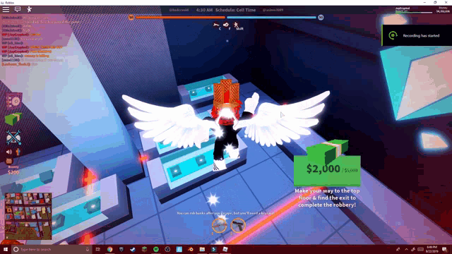 a screenshot of a video game with a $ 2,000 gift box