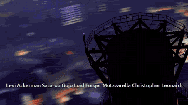 levi ackerman satarou gojo loid forger motzarella christopher leonard and others are featured