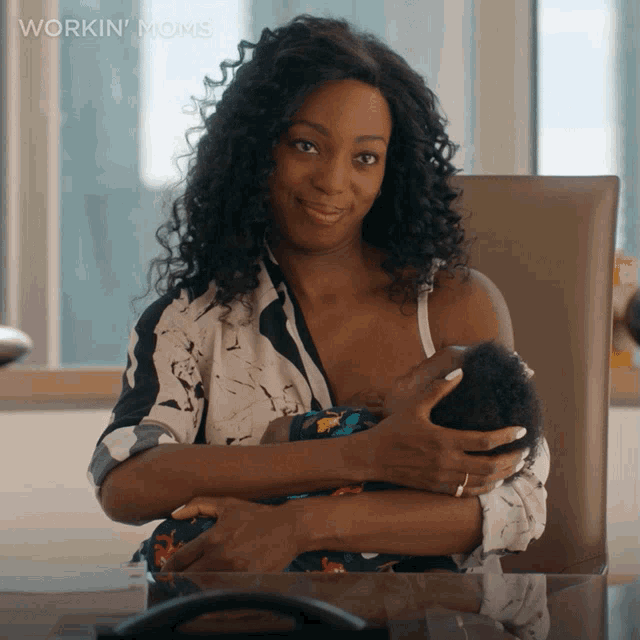 Look At Me While You Say It Sloane GIF - Look At Me While You Say It Sloane Workin Moms GIFs