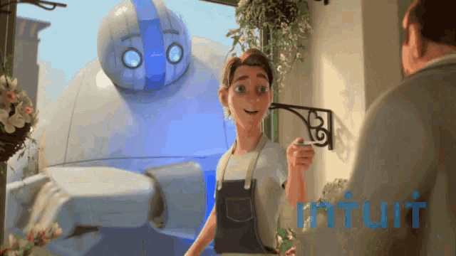Intuit Giant Intuit Giant Thumbs Up GIF - Intuit Giant Intuit Giant Thumbs Up Robot GIFs