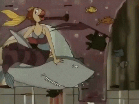 русалка море мультфильм союзмультфильм акула рыба GIF - Mermaid Sea Ocean GIFs