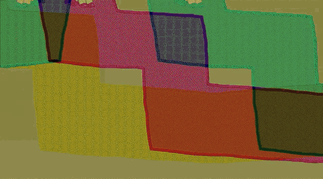 a drawing of a rainbow with the number 100 visible