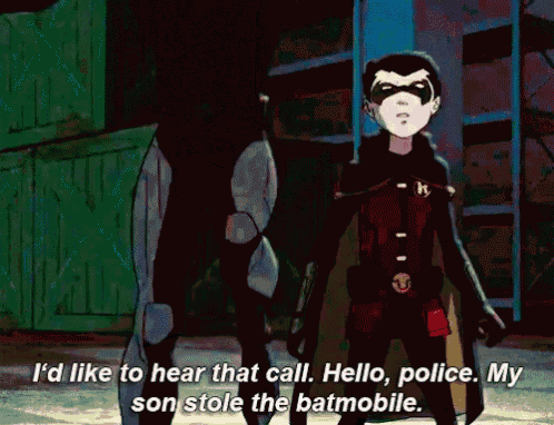 a cartoon of robin saying i 'd like to hear that call