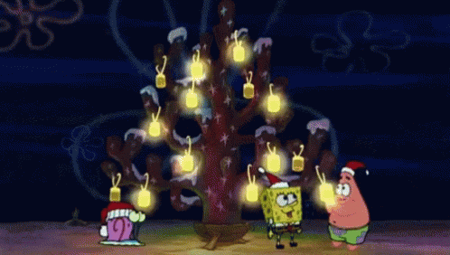 Spongebob Tree GIF - Spongebob Tree Holidays GIFs
