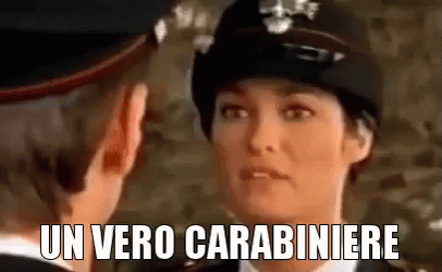 Carabiniere Un Vero Carabiniere Perplesso Ettore Bassi Manuela Arcuri Canale 5 GIF - Italian Tv Series True Policeman Policeman GIFs