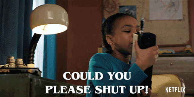 Could You Please Shut Up Be Quiet GIF - Could You Please Shut Up Be Quiet Leave Me Alone GIFs