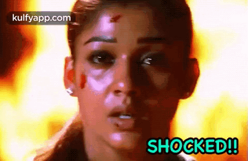 Shocked.Gif GIF - Shocked Nayanthara Sudden Reaction GIFs