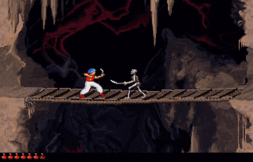 Prince Of Persia 2 The Shadow And The Flame Skeleton GIF - Prince Of Persia 2 The Shadow And The Flame The Shadow And The Flame Skeleton GIFs