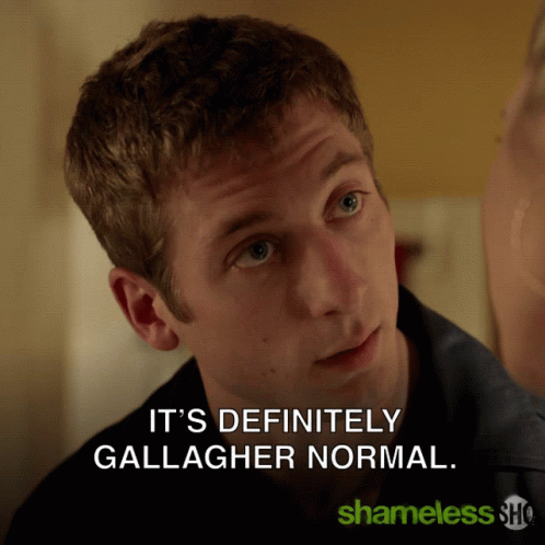 Its Definitely Gallagher Normal Standard GIF - Its Definitely Gallagher Normal Standard Common GIFs