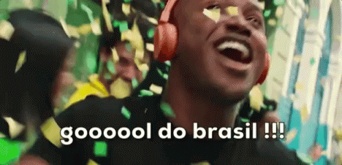 Gol Do Brasil, Thiaguinho, Brasileiro, Torcida GIF - Goal Brazil Soccer GIFs