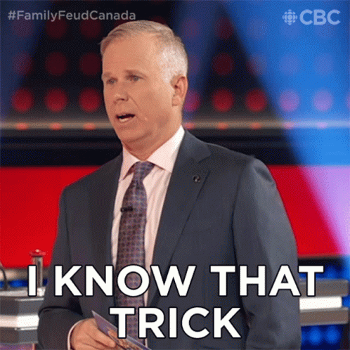 I Know That Trick Gerry Dee GIF - I Know That Trick Gerry Dee Family Feud Canada GIFs