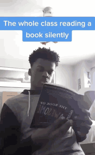 Whole Class Reading A Book S Ilently Random Kid In The Hall GIF