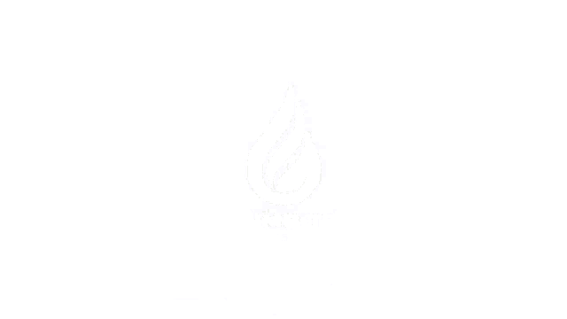 a green umbrella is floating in the air with a white background
