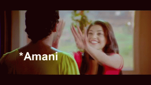 Amani Kajal GIF - Amani Kajal Telugu GIFs