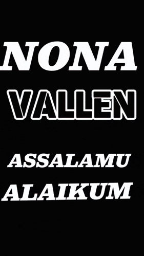 a sign that says nona vallen with a lightning bolt behind it