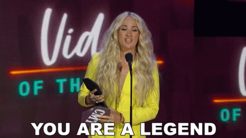 You Are A Legend Carrie Underwood GIF